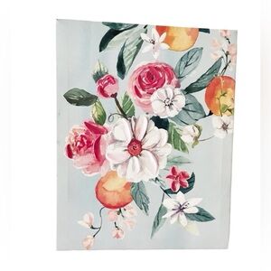 CLEMENTINE Floral Pastel Spring Canvas Wall Art